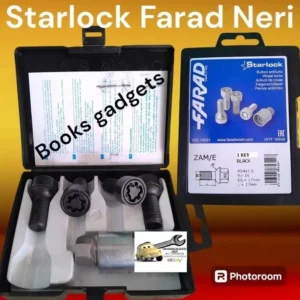 Per Mercedes Classe C dal 4.2007 Kit Bulloni Antifurto NERI Starlock Cerchi Lega