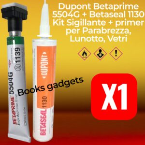 DUPONT Betaprime 5504G+Betaseal 1130 1pz Sigillante +Primer x Parabrezza Lunotto