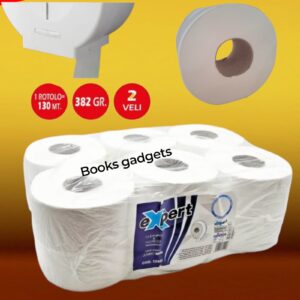 8033011701248 1 Confezione (Tot. 12 Rotoli Jumbo Mini) Expert Carta Igienica 2 Veli 130 mt