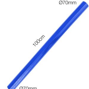 M16B Prolunga Manicotto Blu 1 Metro per Turbo aspirazione e raffreddamento Ø70mm Simoni Racing