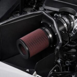 989 FSR/US Filtro aria Biconico in Cotone Rosso – Ingresso Ø80 mm H 180mm L 128mm S.Racing